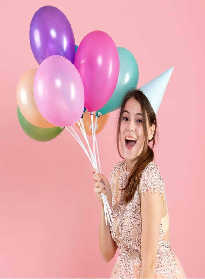Alasum Balloon Holder Sticks 50Pcs White Plastic for Balloon Decorations Ideal for Birthday Wedding Christmas and Party Events - Image 4